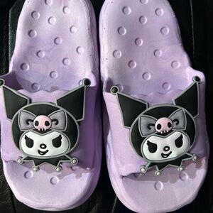 Kuromi Kids Slide Sandals - Purple